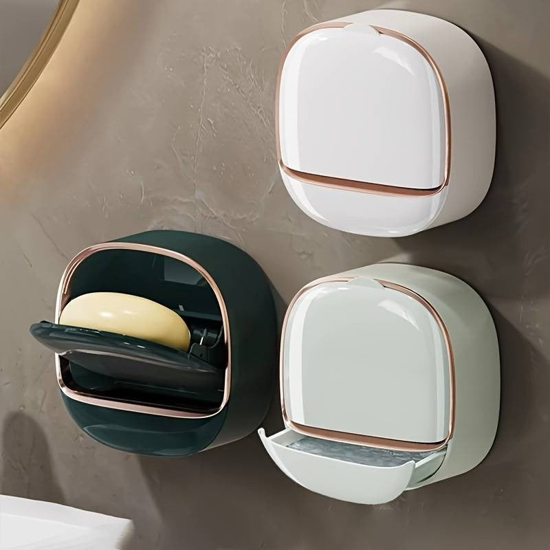 Organizer Case With Lid Drain Soap Box