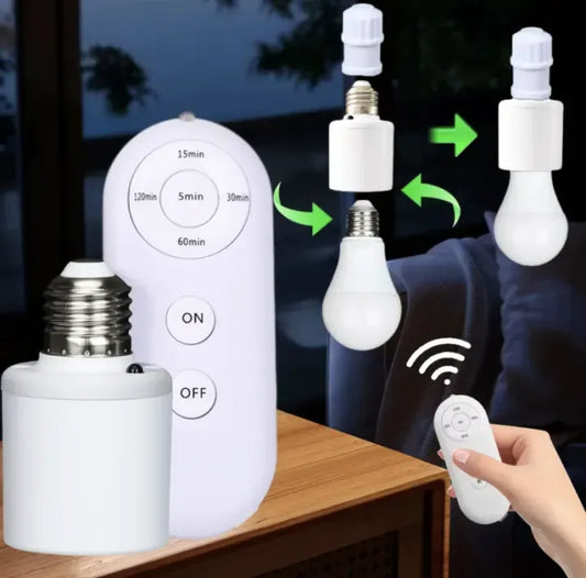 Smart AC220V Wireless remote Control Lamp Holder