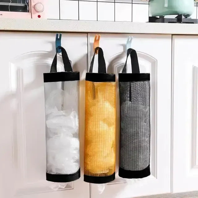 Hanging Trash & Grocery Bag Holder