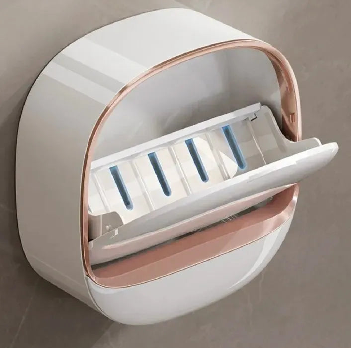 Organizer Case With Lid Drain Soap Box