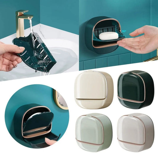 Organizer Case With Lid Drain Soap Box